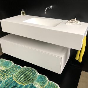 0.MOBILE BAGNO CORIAN SQUADRATO