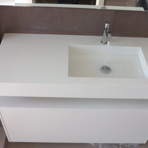 1.BLOCCO LAVABO RETTANGOLARE PILETTA NORMALE